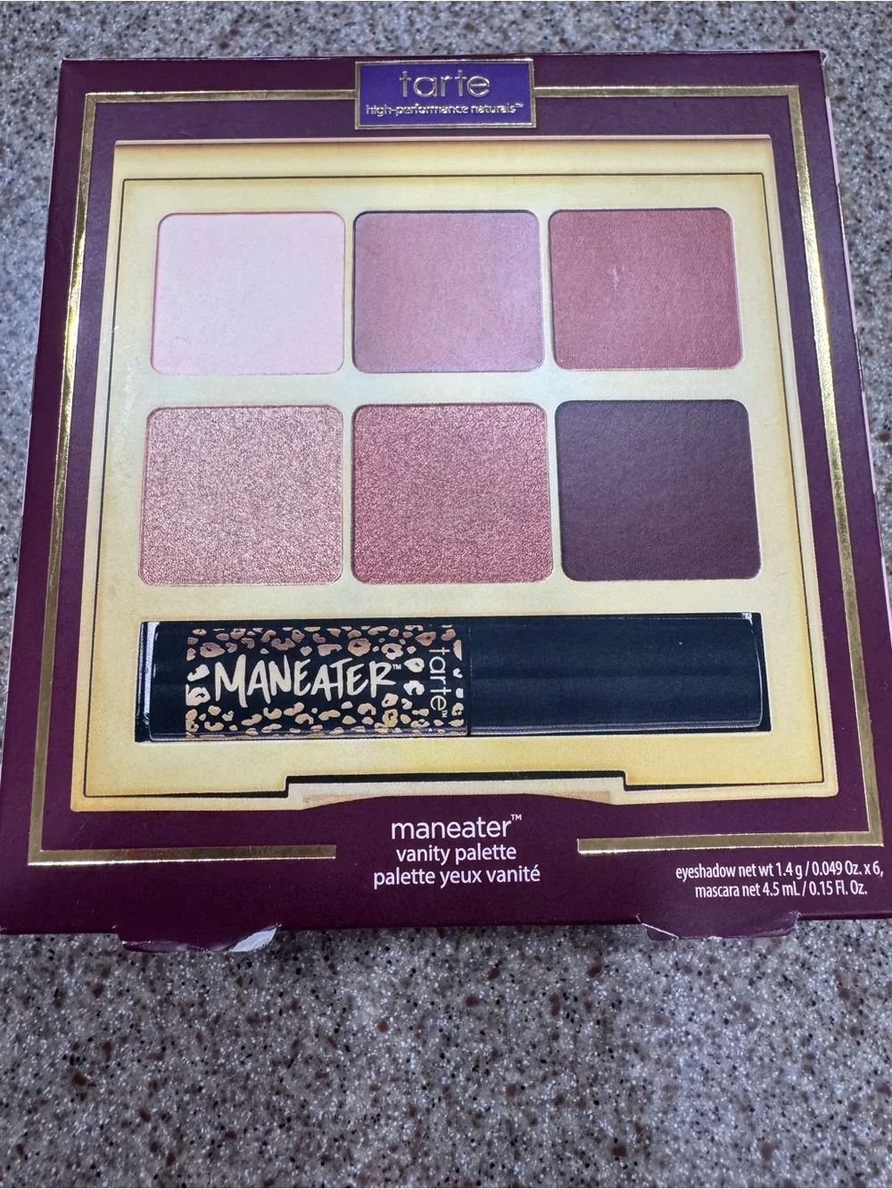 tarte palette six